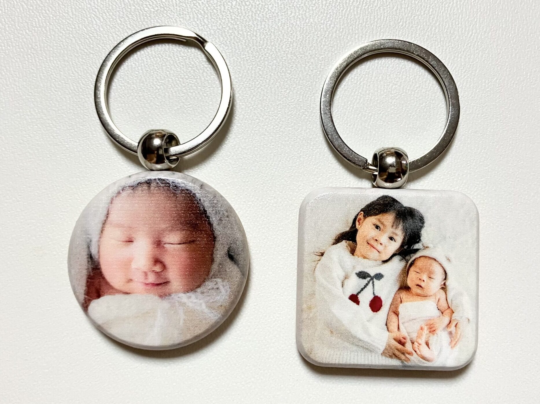 木製キーホルダーの写真１